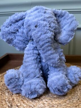 Jellycat Fuddlewuddle Sitting Plush Elephant Stuffed Animal Toy